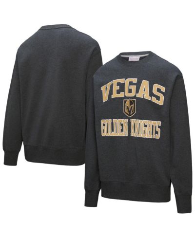Мужское флисовое худи Mitchell & Ness Black Vegas Golden Knights Playoff Win Pullover
