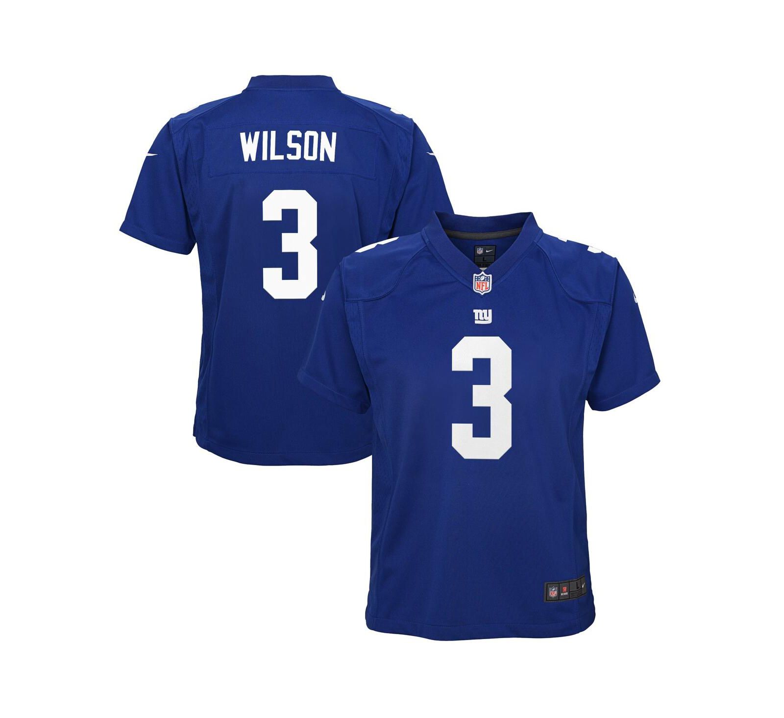 Детская джерси Nike Russell Wilson Royal New York Giants