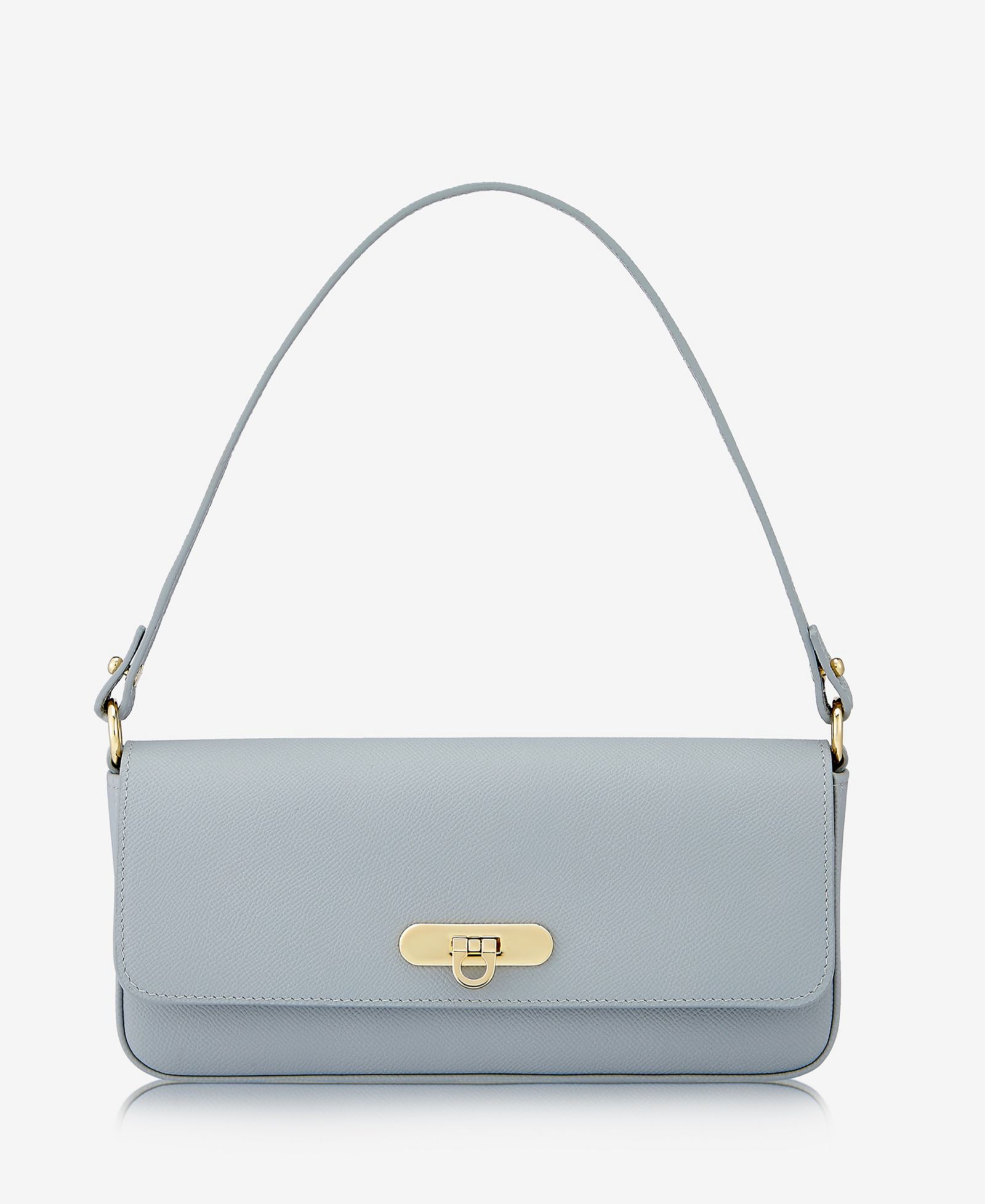 GiGi New York Audrey French Calfskin Leather Shoulder Bag