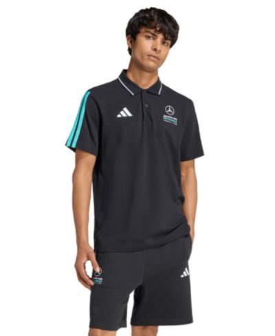 adidas Men's Mercedes Formula 1 Short-Sleeve Polo Shirt
