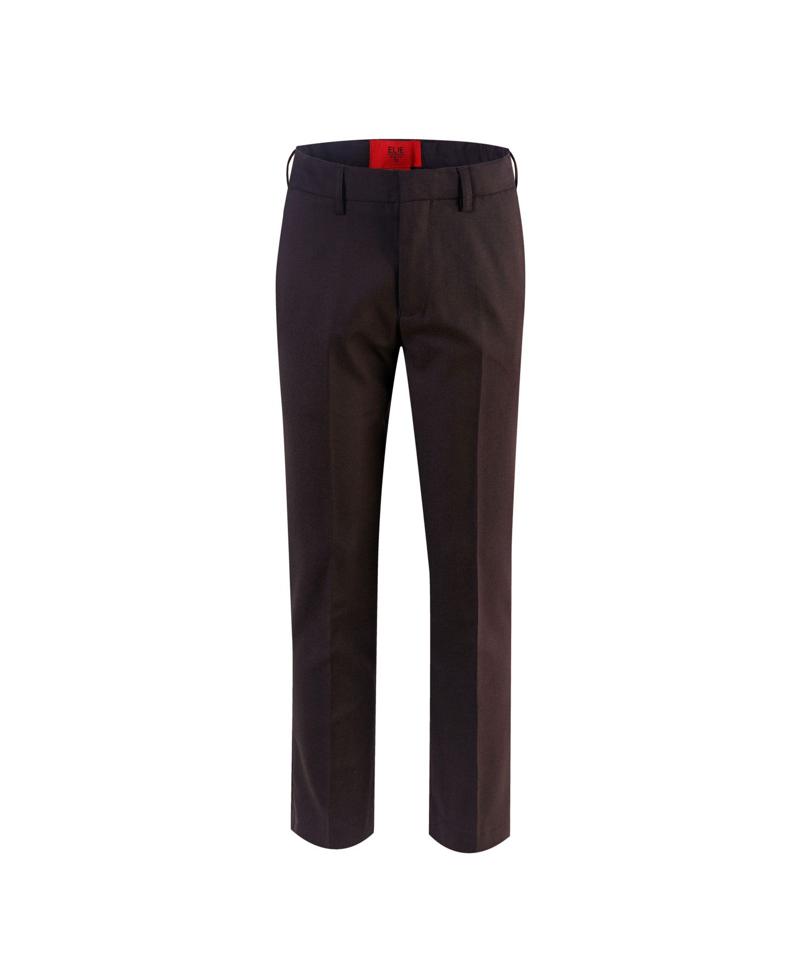 Мужские брюки Elie Balleh Big Boys Brown Slim Fit Dress Pants