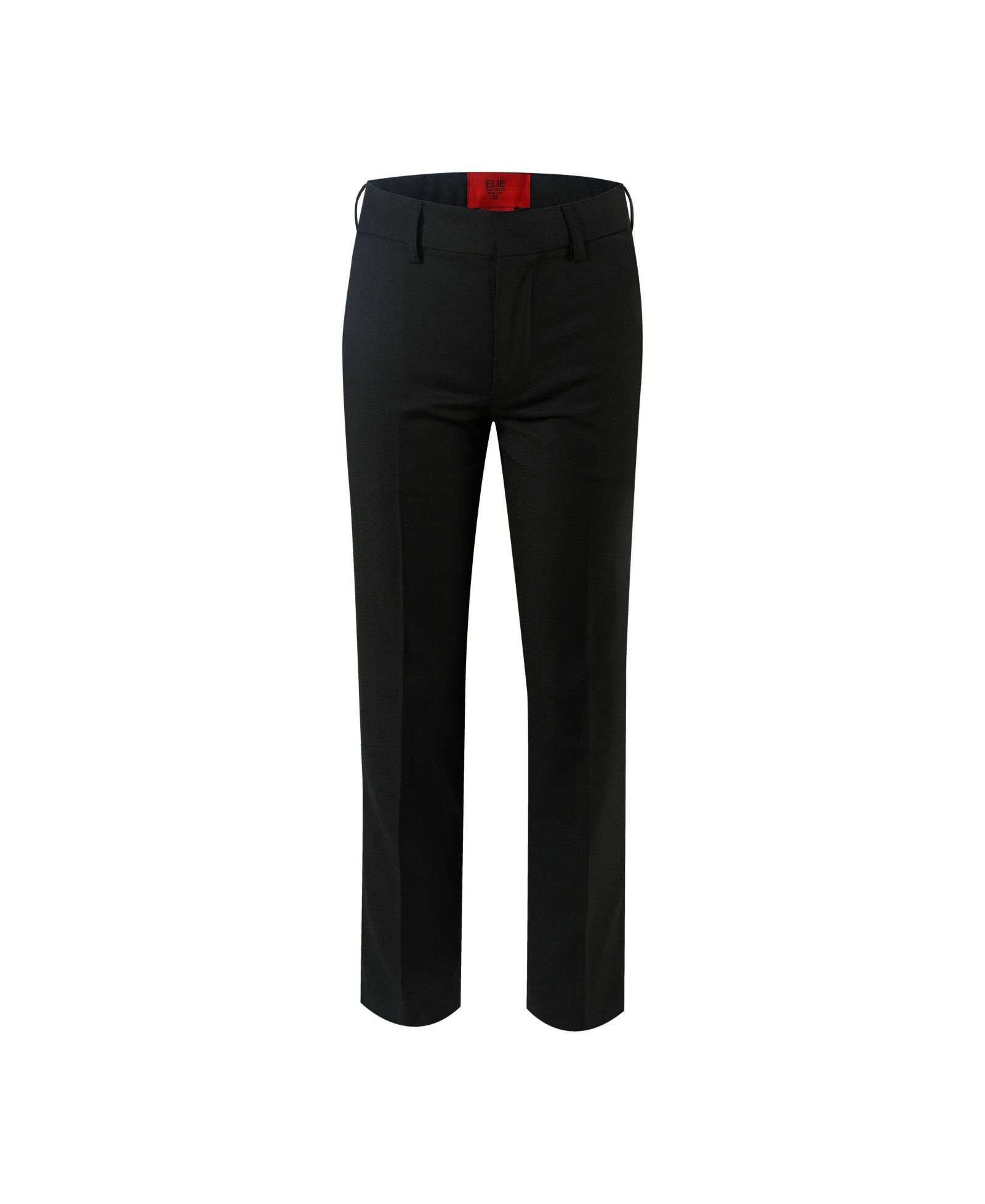 Elie Balleh Big Boys Black Slim Fit Dress Pants