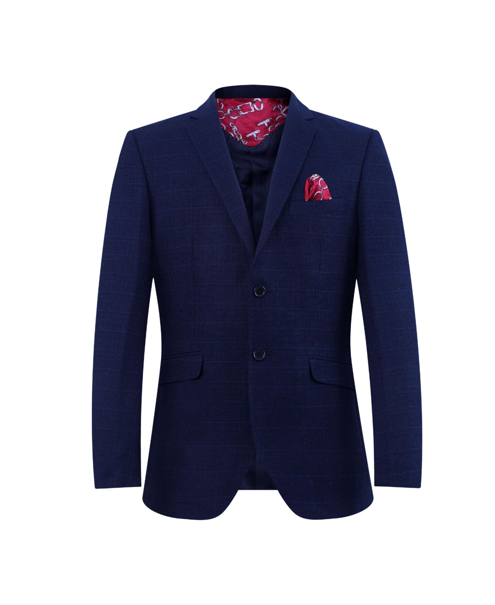 Elie Balleh детская куртка Slim Fit Melange темно-синего цвета