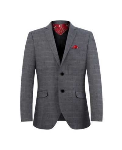 Elie Balleh Toddler Grey Slim Fit Melange Jacket