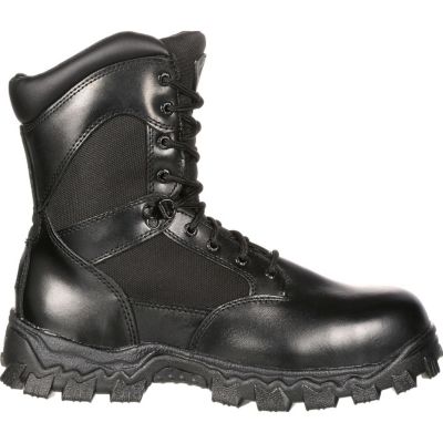 Мужские водонепроницаемые ботинки ROCKY Alpha Force Zipper Public Service Boot
