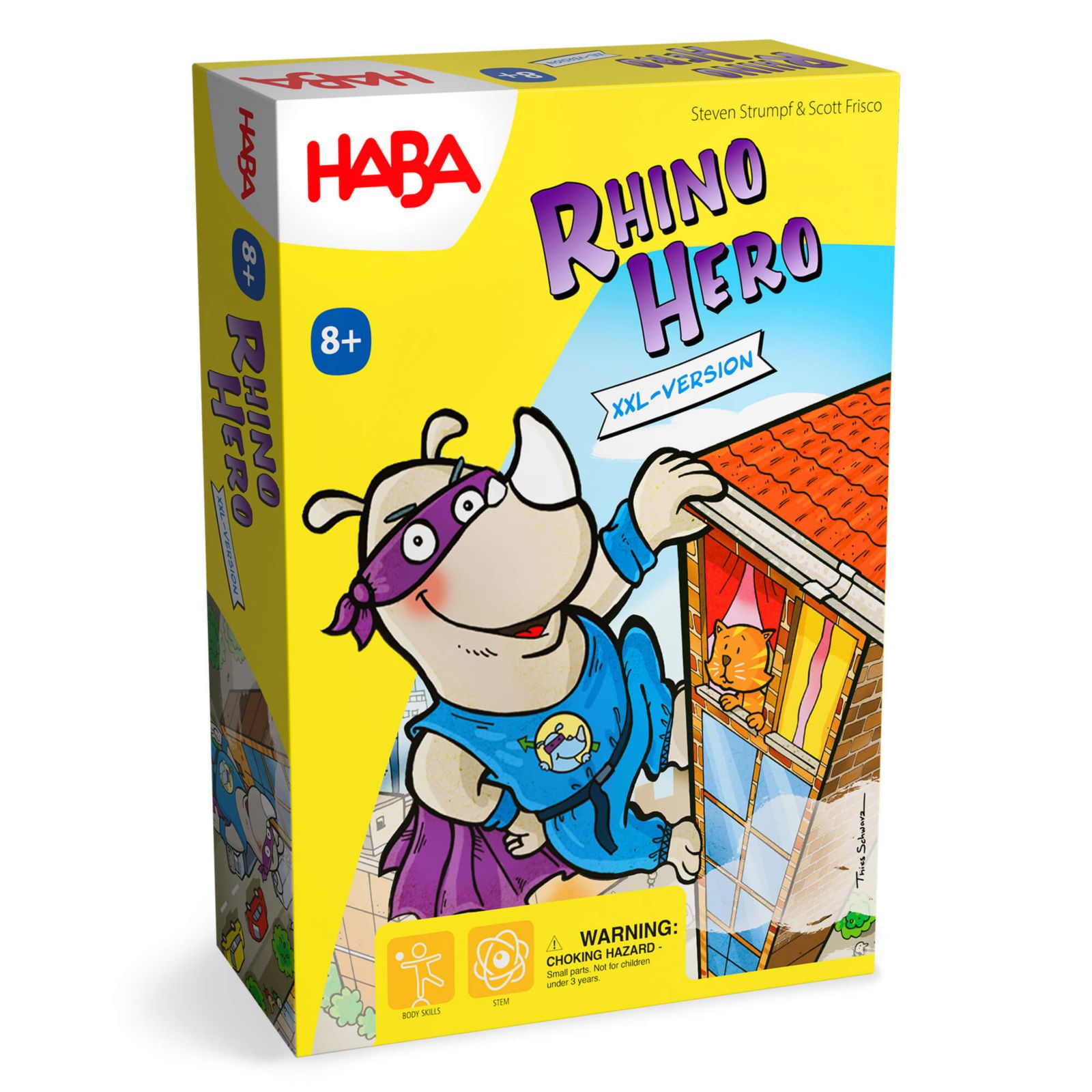 Настольная игра Haba Rhino Hero XXL для командного строительства, для детей от 8 лет