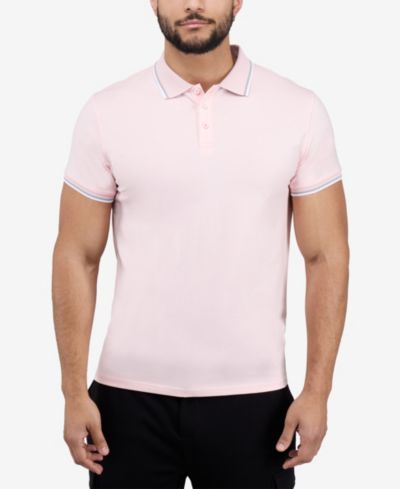 XRAY Men's polo с текстурированным трикотажем и коротким рукавом