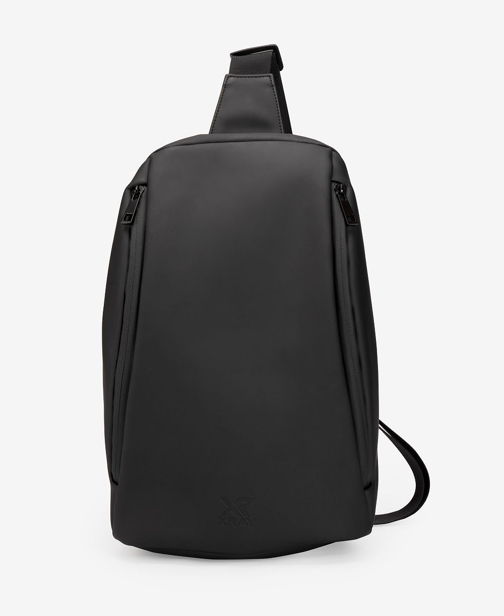 XRAY Men's PU Leather Crossbody Shoulder Sling Bag