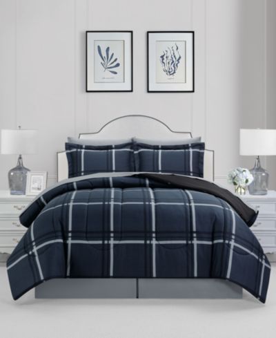 Macy's Casual Plaid 8-Pc. Comforter Sets