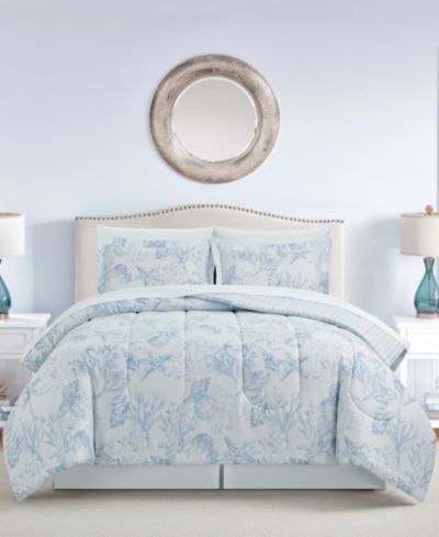 Macy's Coastal Coral 8-Pc. Comforter Sets