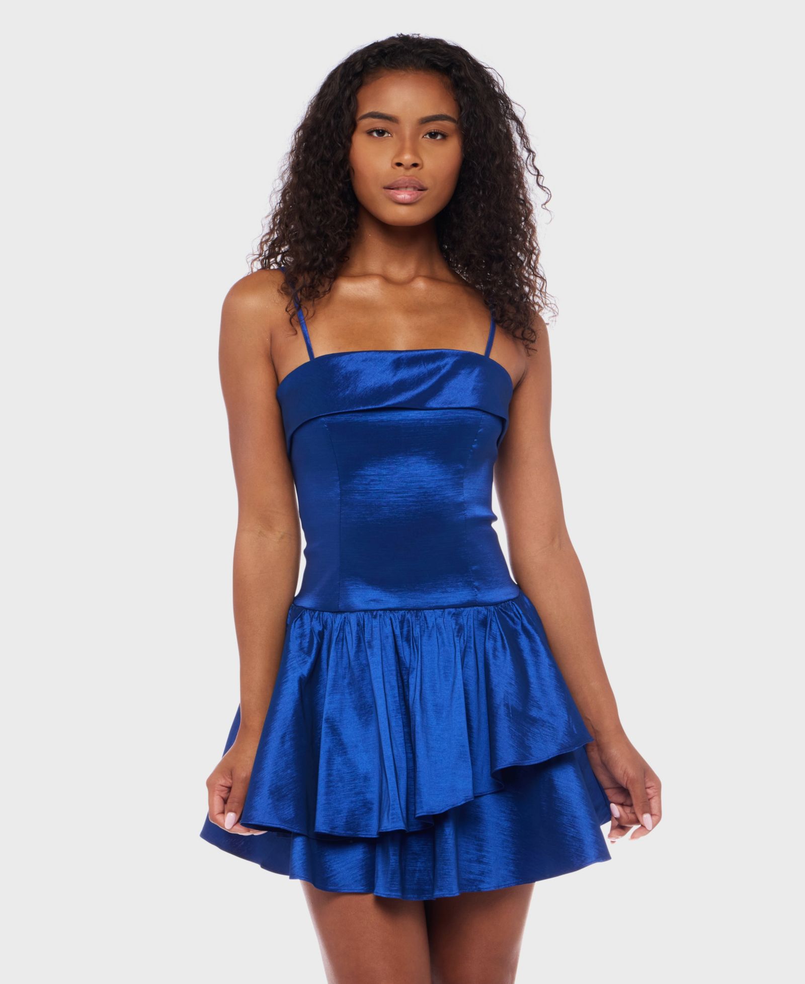 Alex & Sophia Juniors' Sleeveless Short Fit & Flare Dress