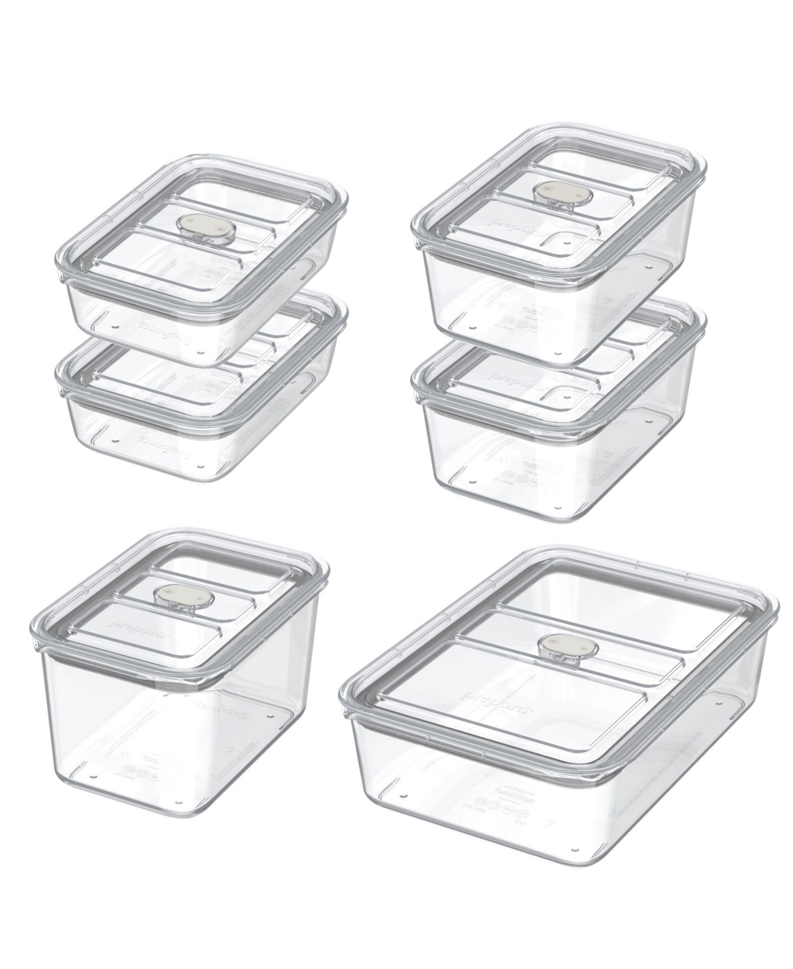 Prepara Latchlok Click 6-Piece Storage Container