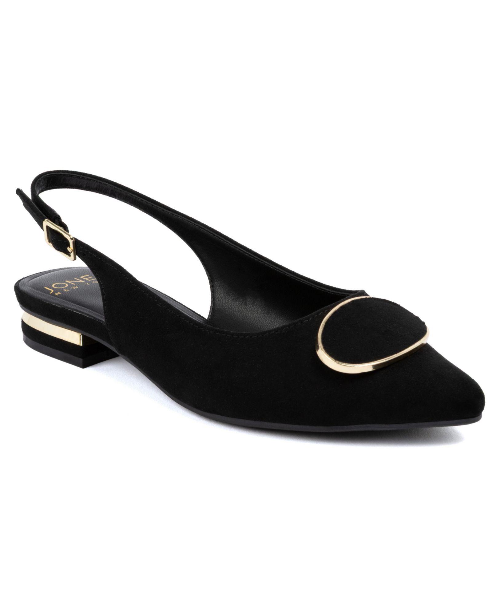 Jones New York Women's Quator Pointed Toe Slingback Flats