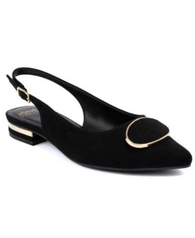 Jones New York Women's Quator Pointed Toe Slingback Flats