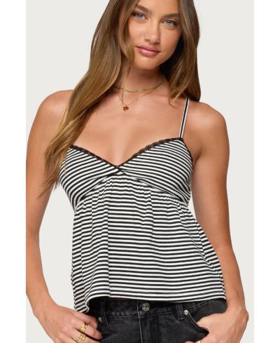 Женский топ Edikted Orietta Striped Babydoll