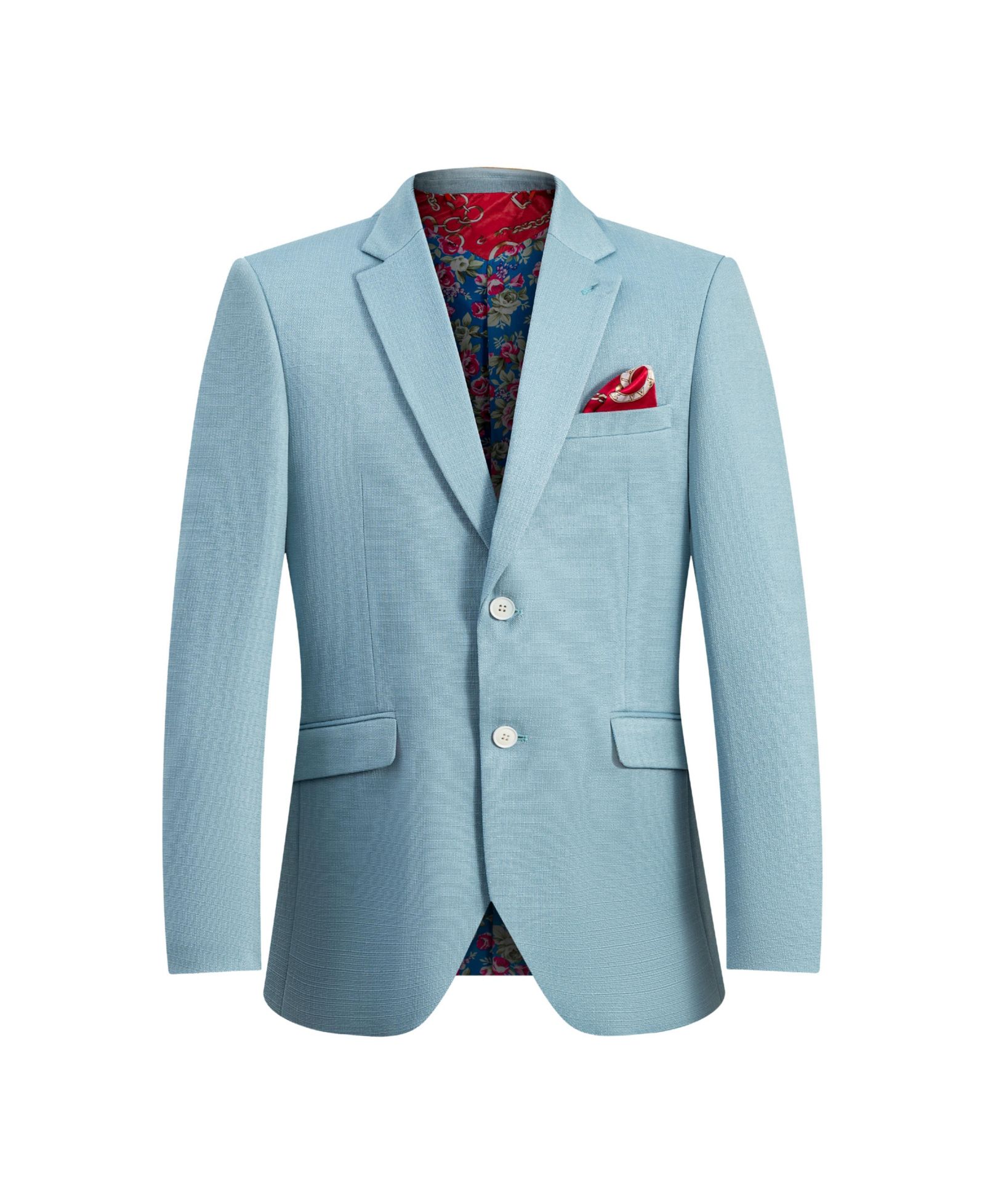Elie Balleh классический приталенный блейзер для мальчиков Blue Slim Fit