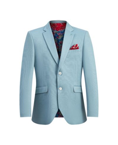 Elie Balleh классический приталенный блейзер для мальчиков Blue Slim Fit