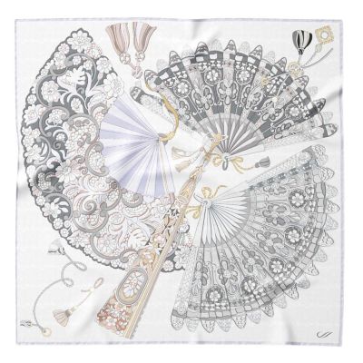 Venetian Fan - Silk Bandana for Women
