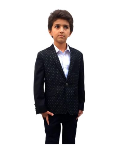 Пиджак Elie Balleh Boys Black Slim Fit Diamond Dots