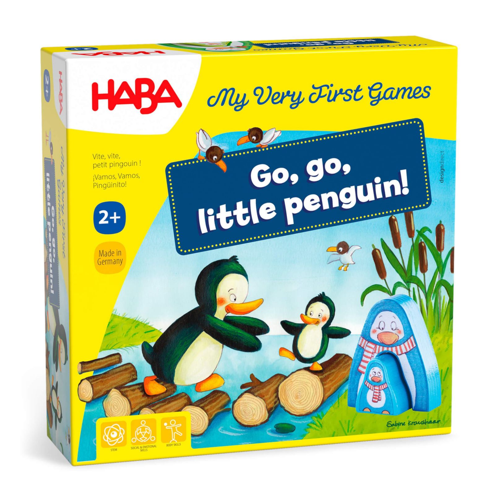 Настольная игра Haba My Very First Games Go, Go Little Penguin, возраст 2+
