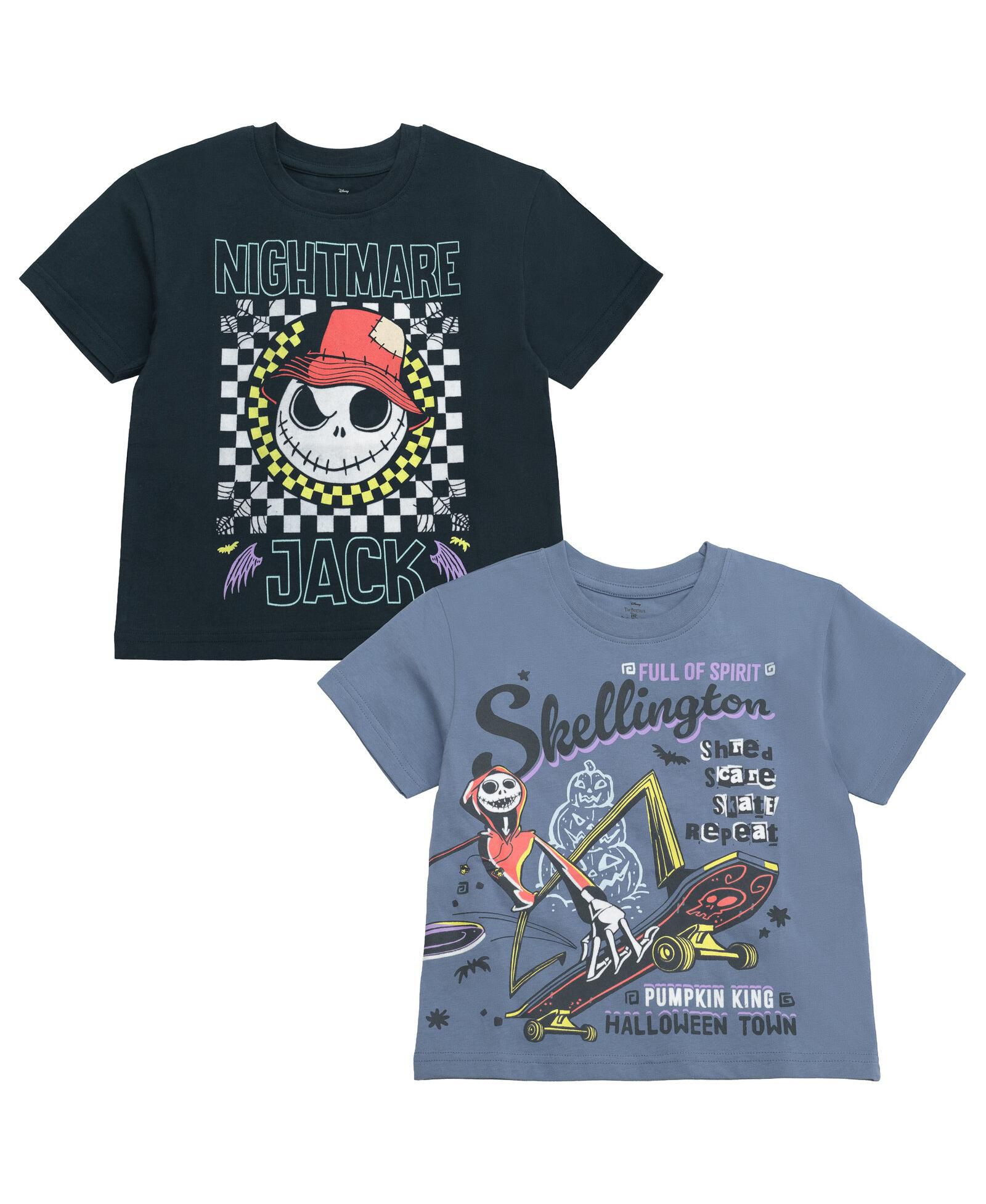 Nightmare Before Christmas Boys(7-16) 2 Pack T-Shirts