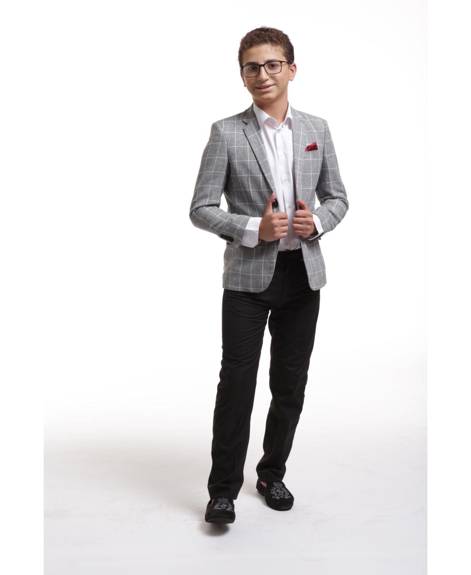 Elie Balleh Детской блейзер Checked Slim Fit