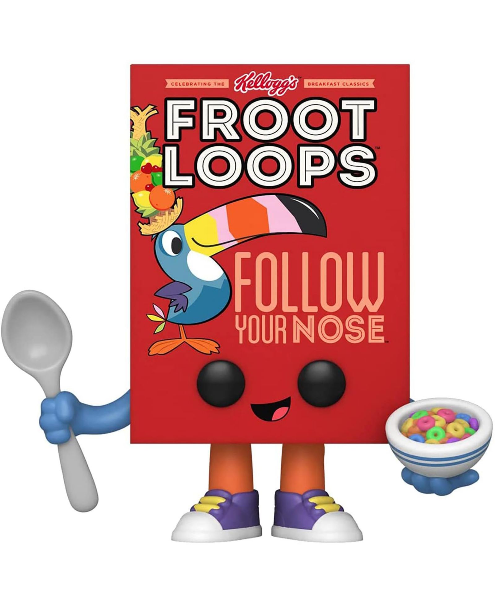 Виниловая фигурка Kelloggs Funko POP | Froot Loops Cereal Box