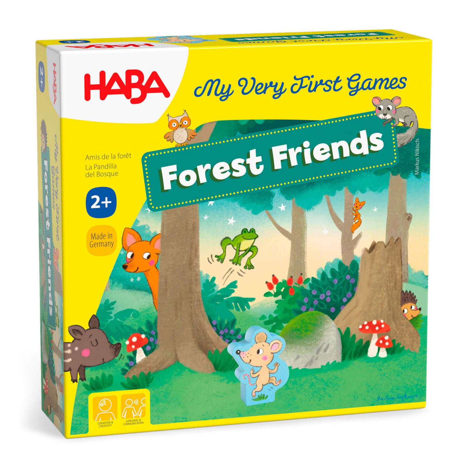 Настольная игра Haba Forest Friends 3D Matching & Memory Board Game, Ages 2+