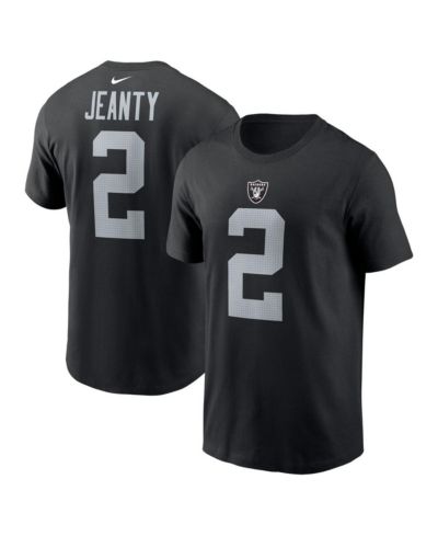 Мужская футболка Nike Ashton Jeanty Las Vegas Raiders 2025 NFL Draft, черная