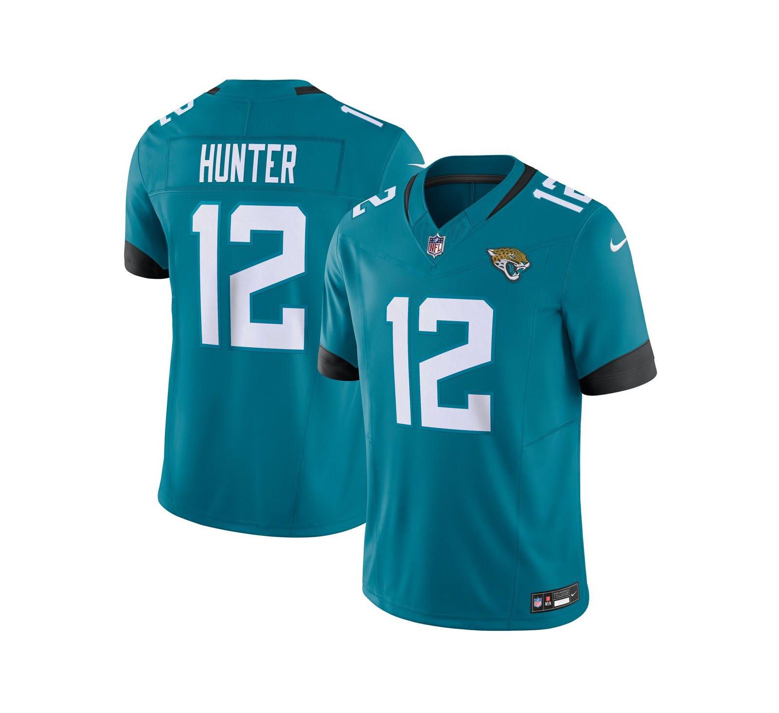 Джерси Nike Men's Travis Hunter Teal Jacksonville Jaguars Team Limited