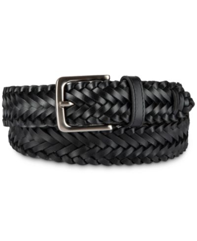 35MM Club Room Luxury Men's Braided Belt, Created for Macy's