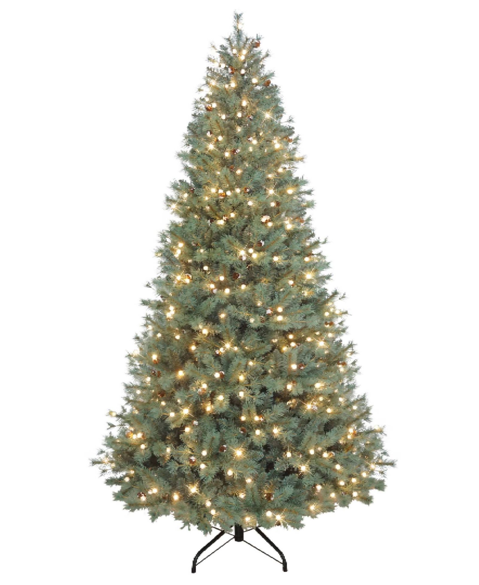 Искусственная елка Puleo 7.5 ft. Pre-Lit Hampton Spruce