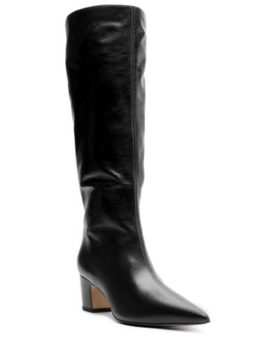 Женские высокие сапоги Arezzo Julie Mid Block Heel