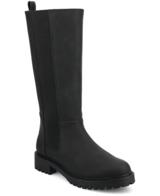 Journee Collection Women's Brandi Lug Sole Knee High Boots