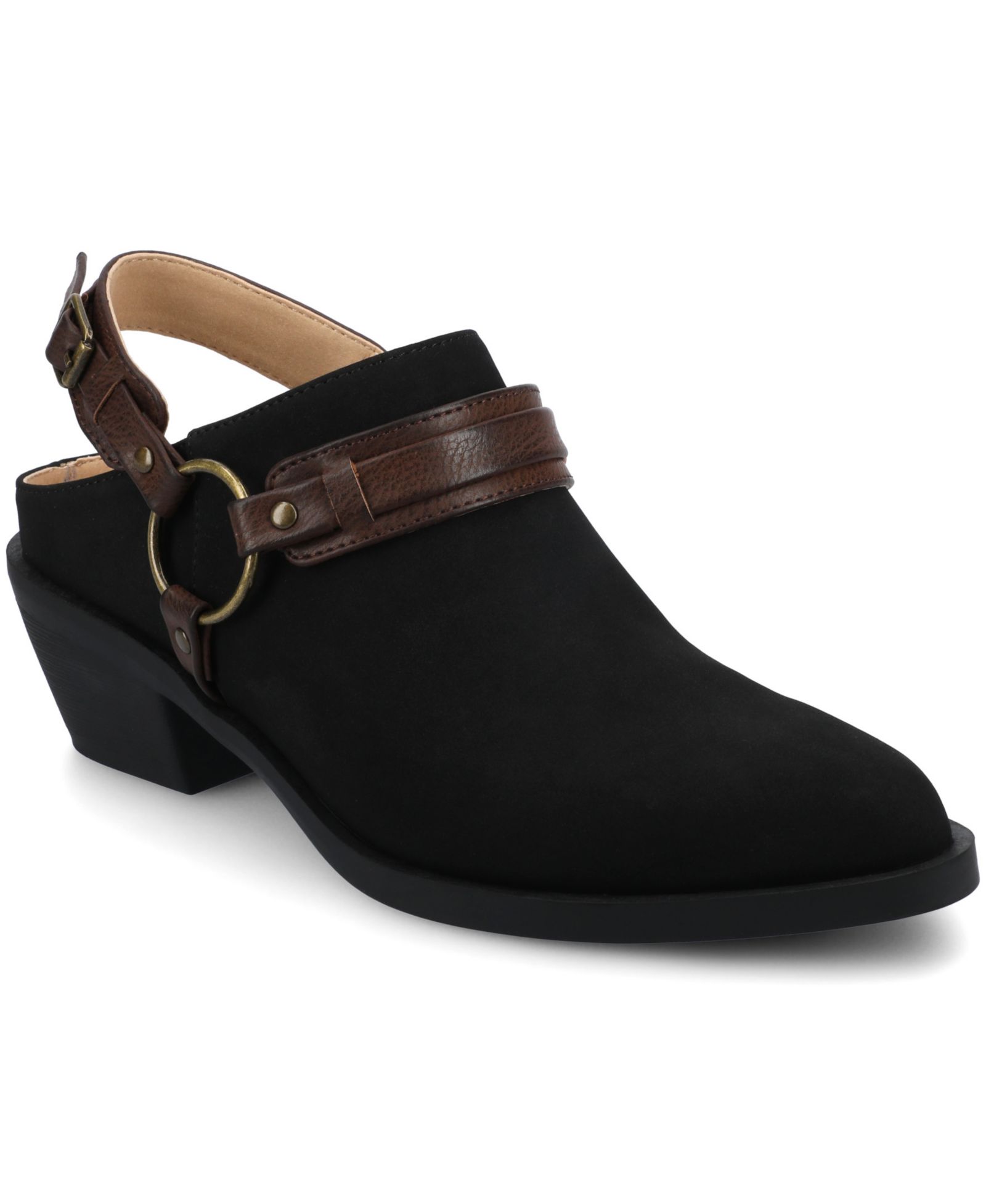 Journee Collection Women's Urbana Pointed Toe Slingback Mules