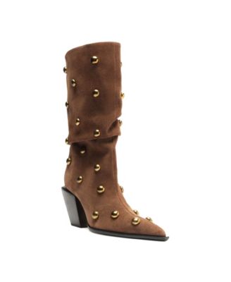 Schutz Women's Tulsa Studs Knee High Boots