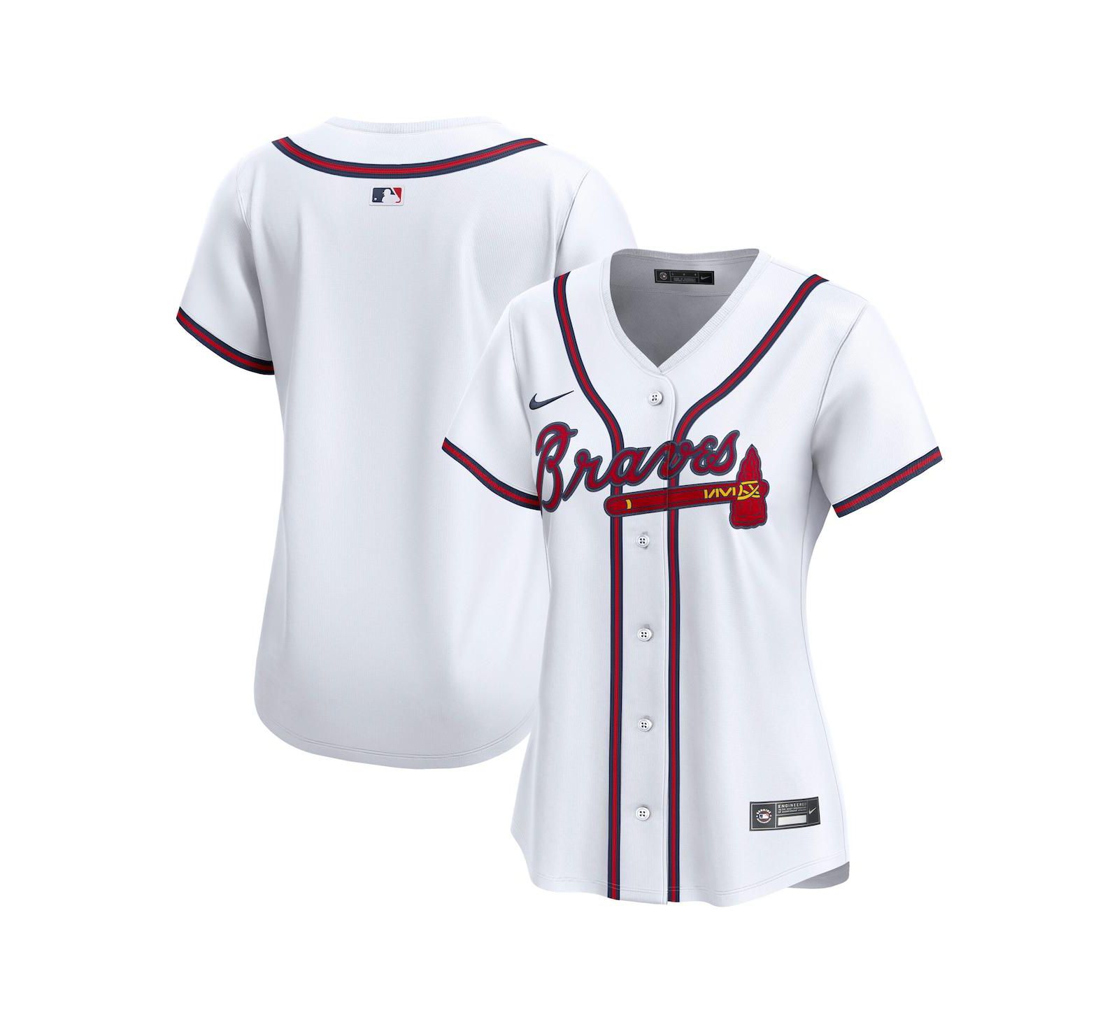 Женская джерси Nike Atlanta Braves Home Limited