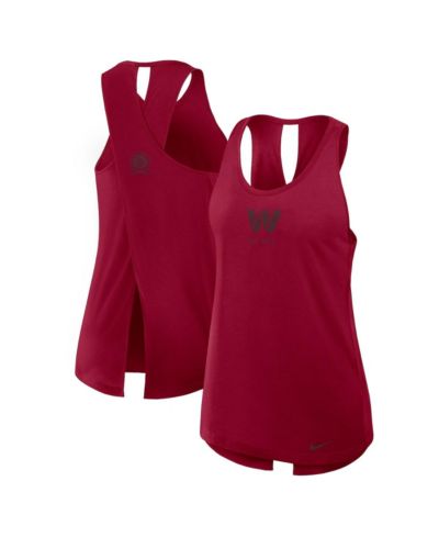 Nike Женский спортивный топ Mango Washington Commanders Glory Crisscross Performance Burgundy