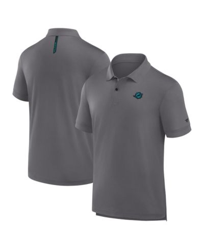 Мужская рубашка-поло Fanatics Miami Dolphins Heather Gray