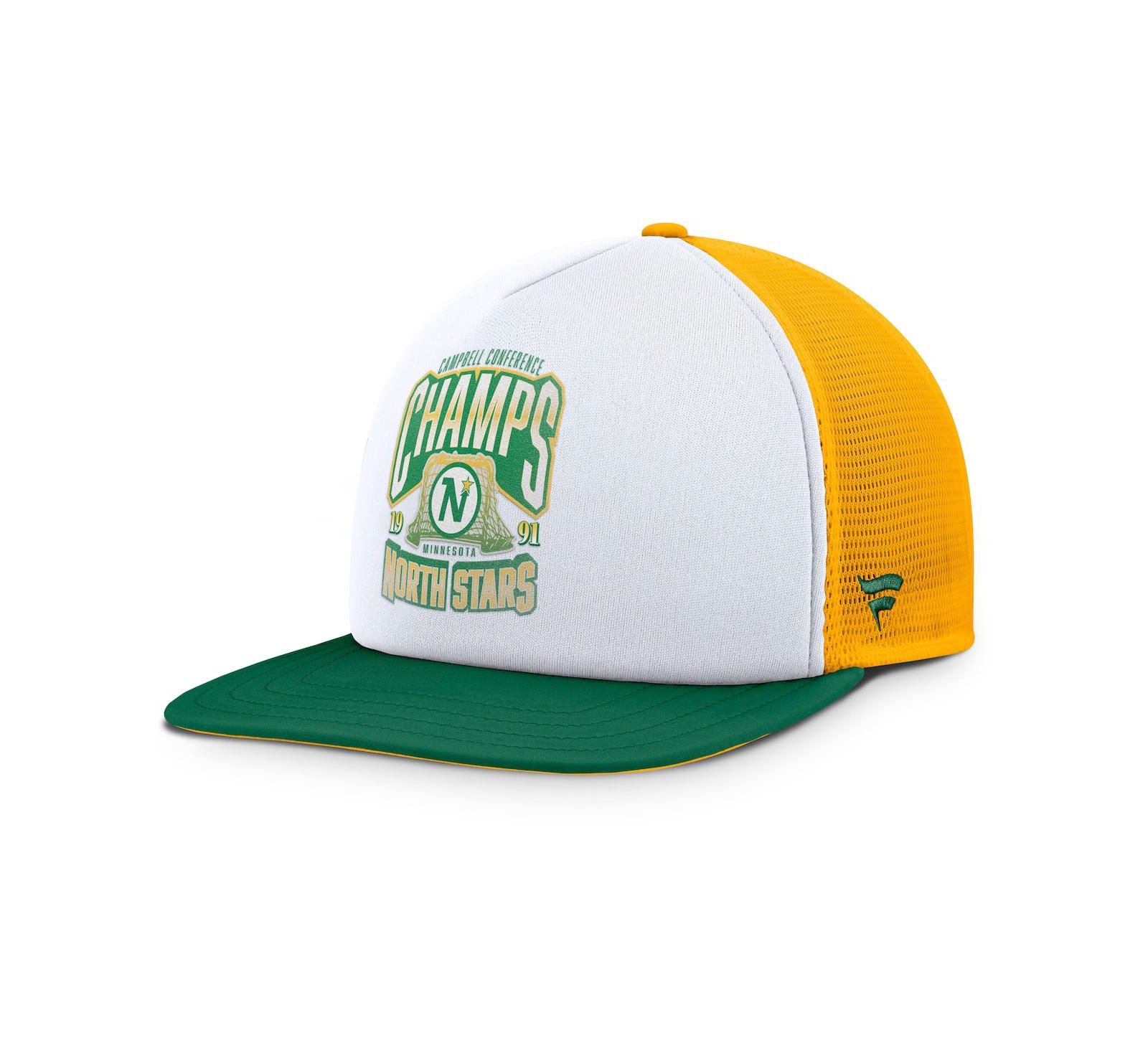 Мужская кепка Fanatics Minnesota North Stars Decades Collection Foam Front Snapback