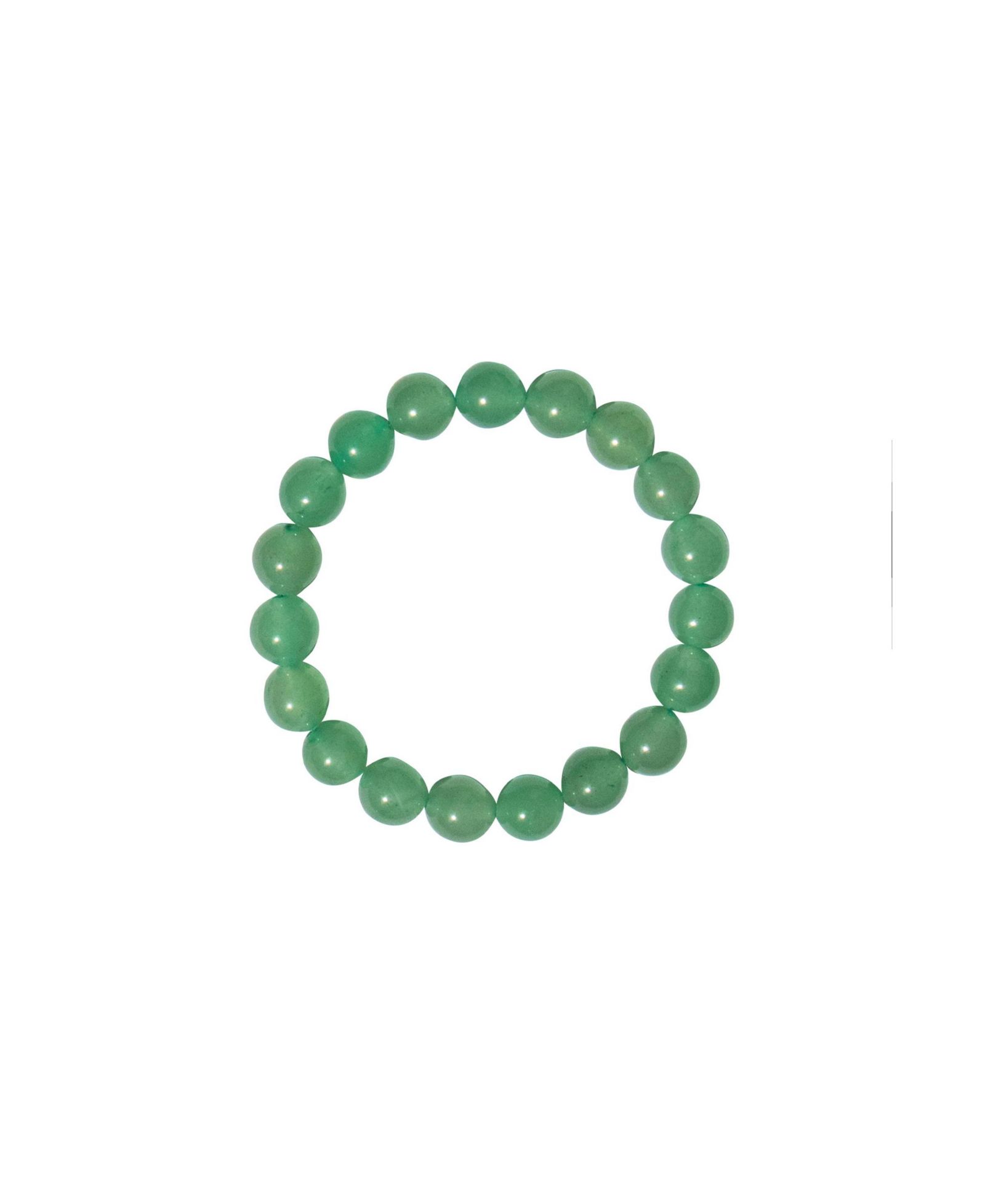 Manifest Collection | Luck - Green Crystal Beaded Bracelet