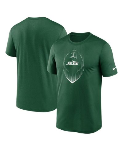 Мужская футболка Nike Blitz Legend Icon New York Jets зеленая, Big & Tall