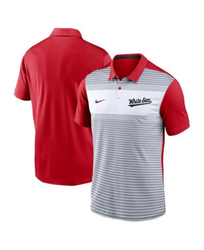 Nike Мужская рубашка-поло Chicago White Sox 2025 City Connect Fashion Legacy Icon Vapor Performance, белая/красная