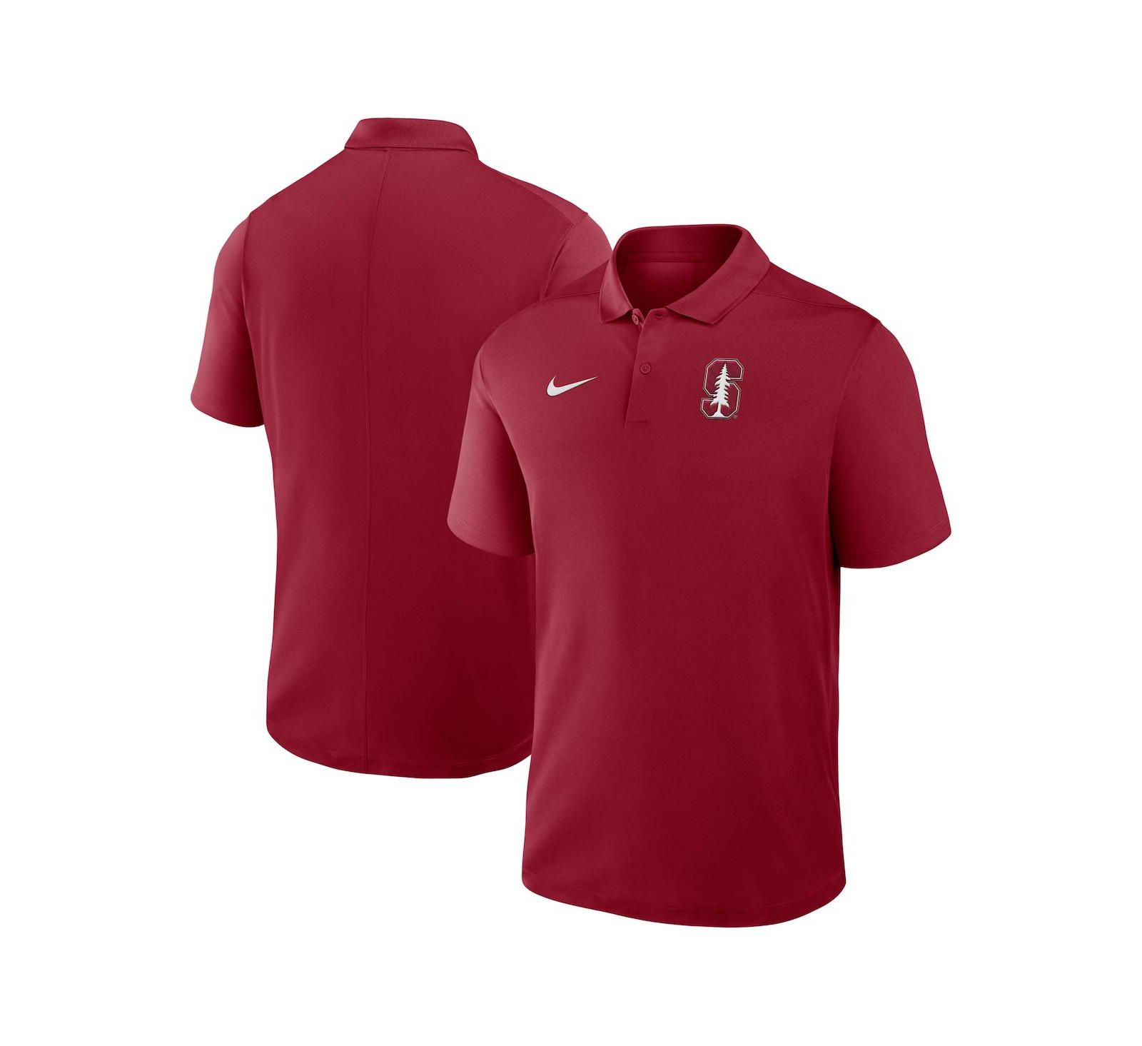 Поло Nike Men's Cardinal Stanford Cardinal Primetime Victory Primary Logo Performance