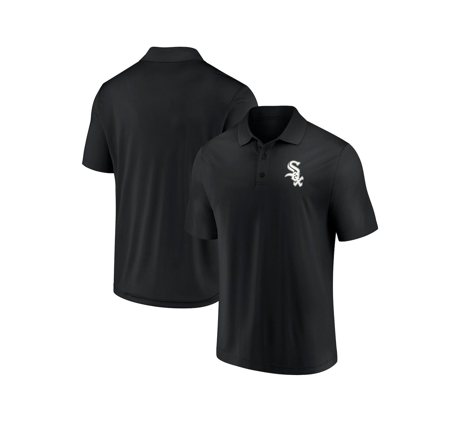 Fanatics Men's Black Chicago White Sox Primary Logo Polo Shirt