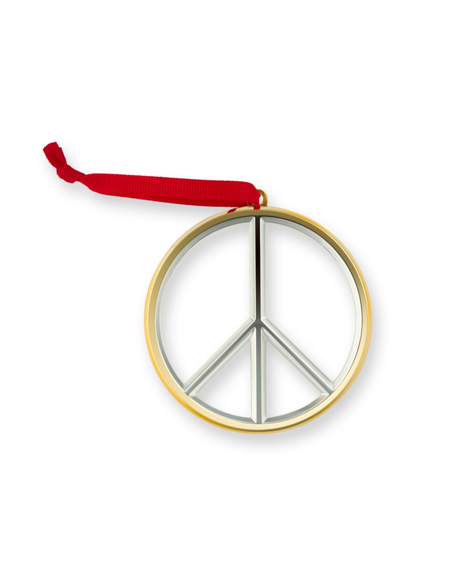 Nambé Peace Sign Ornament