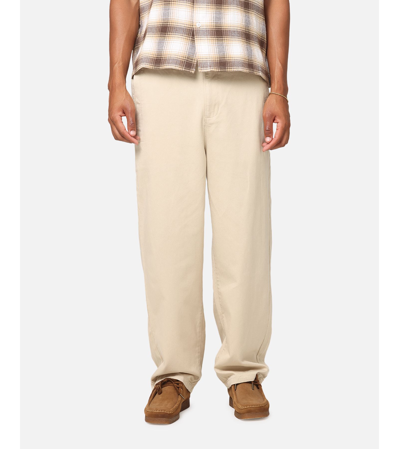 CARRE Men's C-Track Pant, Beige/Khaki, 34