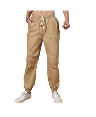 Мужские брюки Campus Sutra Khaki Brown Parachute Utility