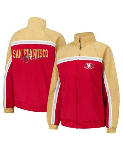 Женская спортивная куртка G-III 4Her by Carl Banks Scarlet San Francisco 49ers Post Game Full-Zip
