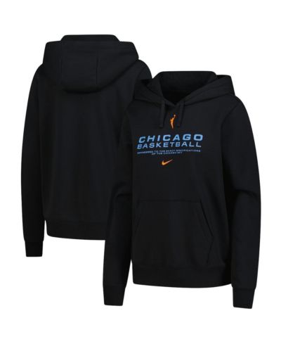 Женское худи Nike Chicago Sky Club City Pullover, черное